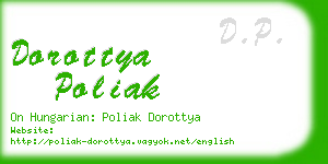 dorottya poliak business card